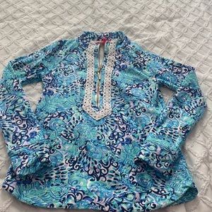Lilly Pulitzer Womens size XXS Quarter Zip